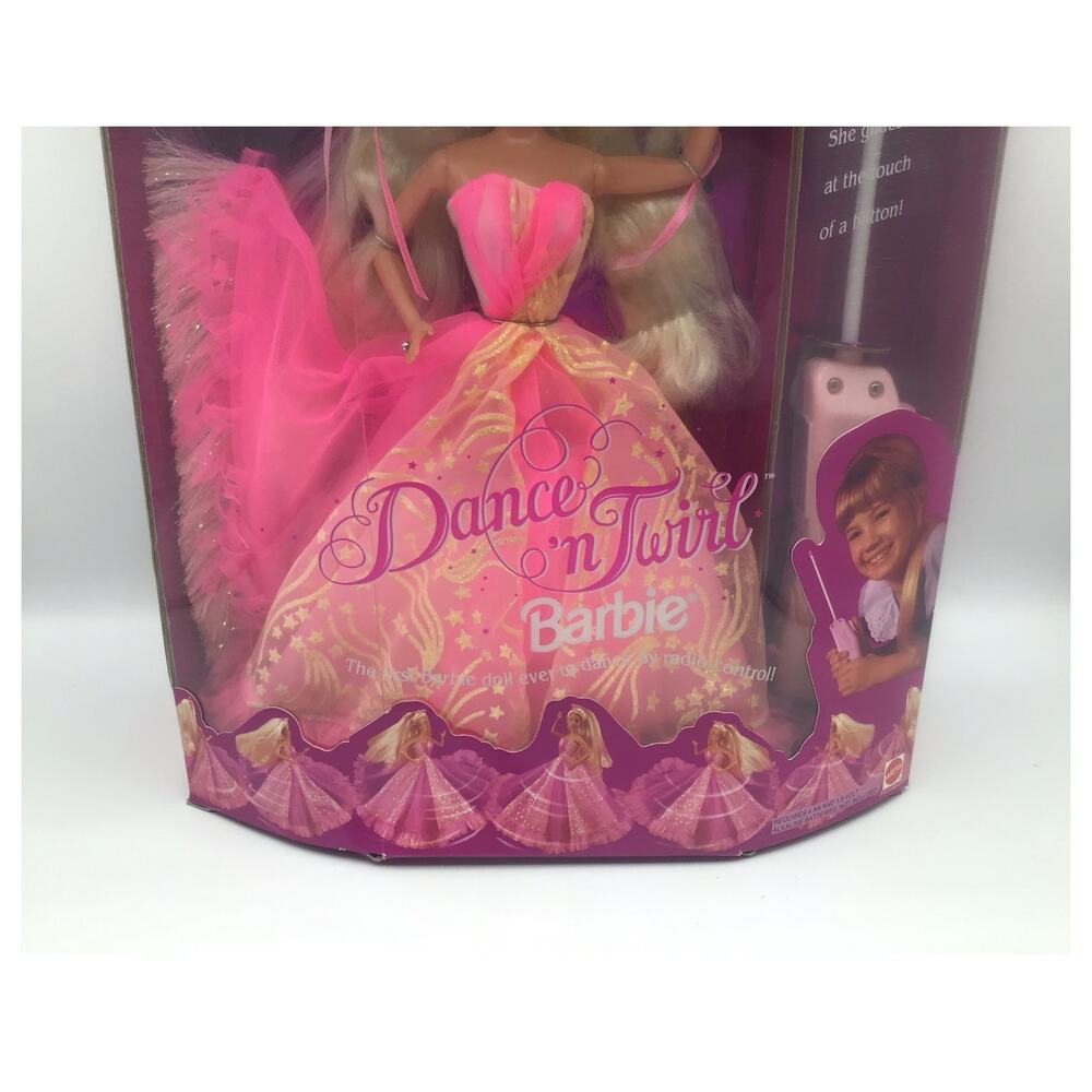 Vintage 1994 Dance n Twirl Barbie Radio Control Doll Mattel New In Box - Picture 3 of 7